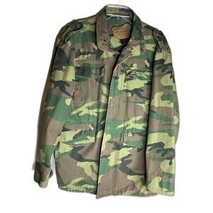 Arizona Jeans  Mens Full Zip Camouflage Cotton Jacket‎ Size Medium